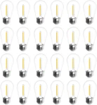 Jslinter 24-pack Led 1w String Light Bulbs, S14 Plastic Shatterproof Edison Vint. Fixed Price $30.79.