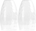 Go&so 2-pack Hand Blown Water Ripple Art Glass Lamp Shade For Light Replacement,. Fixed Price $95.44.
