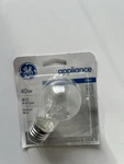 Ge 15206 40 Watt Clear A15 Appliance Light Bulb With Medium Screw Base. Fixed Price $40.00.