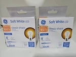 Ge Soft White 40w Led Light Bulbs Classic Shape 4-pack Dimmable 320 Lumens. Fixed Price $19.50.
