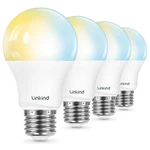 Smart Led Light Bulbs 60w Equiv 8.5w 2.4g Wifi Bluetooth 4 Pack Linkind K-6500k. Fixed Price $51.99.
