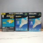 3-pack Philips Duramax 65w Br30 Indoor Flood Bulbs Vintage Nos. Fixed Price $39.99.