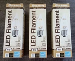 Lot Of 3 -bulbrite Led Ca10 Dimmable Medium Screw Base (e26) Edison Light Bulb,. Fixed Price $12.95.