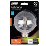 Feit Enhance G25 E26 (medium) Filament Led Bulb Soft White 60 Watt Equivalence. Fixed Price $10.57.