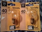 2 Westpointe 40w 120v Clear Hi-intensity Bulb S11 Intermediate Base. Fixed Price $10.00.