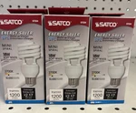 Satco S7224 18w Soft White Mini Spiral Bulb 1200 Lumens Lot Of 6. Fixed Price $31.99.