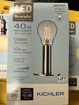 Kichler Vintage Led 40w Candelabra Base Soft White Dimmable Bulb. Fixed Price $10.00.
