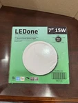 Ledone 7 Led Round Panel Downlight 15w Multi-cct 2700-5000k In Ceiling Light. Fixed Price $16.99.