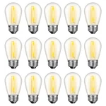Gvvoohome Led S14 Replacement Light Bulbs For Outdoor String Lights, 1w Shatt.... Fixed Price $16.39.