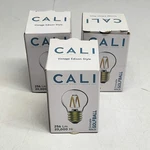 Cali (3 Pack) Dimmable Light Bulb E26 Base 120v 256 Lumen Amber Finish 3000k-gf. Fixed Price $12.32.
