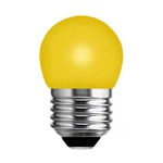 Satco S9166 Ceramic Yellow Led 1.2w =11w Globe S11 Non-dimmable 120v Medium E26. Fixed Price $7.96.
