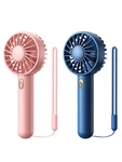 Warmco Mini Portable Fan 2 Pack 3 Speed Rechargeable Handheld & Desk With. Fixed Price $25.25.