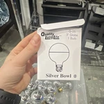 Quality Long Life G25 Globe 60w Silver Bowl Glass Lamp Bulb Screw. Fixed Price $20.00.