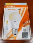 Sylvania Osram Lightify 60 Watt A19 Tunable White Smart Home Led Light Bulb New. Fixed Price $9.99.