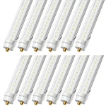 8 Foot Led Lights, T8 96" 45watt Fa8 Single Pin Shop Lights 5850lm, Balla.... Fixed Price $227.68.
