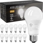 Tjoy 12 Pack Led Light Bulbs, 100 Watt Equivalent A19, 5000k Daylight Bulb,. Fixed Price $39.99.