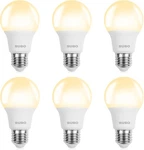 Bubo A19 Led Light Bulbs, 40 Watt Equivalent 6 Pack, Soft White. Fixed Price $20.99.