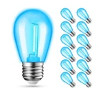 Jaheks 12-pack Blue String Light Bulbs, Patio Replacement Bulbs .... Fixed Price $25.99.