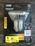Feit Electric 4 Watts Mr16 Led Bulb 300 Lumens Bright White Reflector 35 Watt. Fixed Price $4.00.