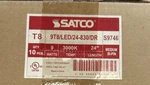 Satco S9746 9w T8 Led; 3000k; Medium Bi Pin Base 24". Fixed Price $8.00.