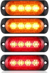 At-haihan Aluminum Housing Red Amber Led Trailer 3.4 Inch, &. Fixed Price $34.31.