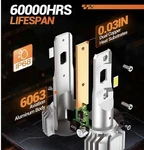 Sealight Xf3 H11/h16/h8/h9 Led Fog Light Bulbs 6000k White 60w 12000lm Ip68 2pcs. Fixed Price $26.99.