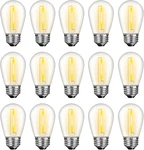 Led S14 Replacement Light Bulbs For Outdoor String Lights, 1w Shatterproof Ediso. Fixed Price $18.95.