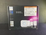 Philips Hue Starter Kit - 1 Bridge + 2 Smart Color A19 Bulbs Dimmer Read. Fixed Price $82.99.