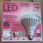 Feit Electric 100 Watt Replacement Br40 Led 17watt Dimmable Flood Recessed Light. Fixed Price $32.23.