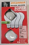 Sylvania 75w Super Soft White Halogen Light Bulbs 4 Pack A19 Brand New Htf Bonus. Fixed Price $24.74.