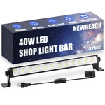 Newreach 40w Led Shop Lights, 4800lm 6500k Light Bar With 6.6ft Black. Fixed Price $18.39.