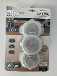 Ez Link Linkable Plug-in Led White Puck Light With High/low Switch (5-pack). Fixed Price $21.98.
