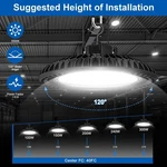 Kukuppo Led High Bay Lights 300w 42,000lm 5000k Dimmable Warehouse Highbay Light. Fixed Price $147.26.