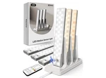 Ezvalo 6-pack Under Cabinet Lighting With Charging Station, 2000mah Rechargeable. Fixed Price $44.99.