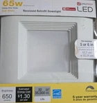 Utilitech Led 65w/10.8w 650 Lumens Recessed Retrofit Downlight Sku 2362. Fixed Price $11.00.