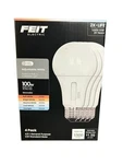 Feit Electric A21 Led Light Bulb, Adjustable White 2700k 5000k, Dimmable, 1500. Fixed Price $12.95.