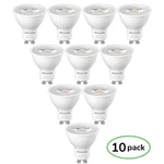Dewenwils 10-pack Gu10 Led Dimmable Bulb Warm White Track Light 3000k. Fixed Price $19.99.