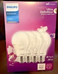 Philips Led 60w A19 4-pack Ultra Definition Daylight Dimmable New. Fixed Price $19.79.