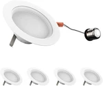 Ledmyplace Recessed Lighting - 10w Round Dimmable Led Can Lights, 650 Lumens, 40. Fixed Price $68.99.