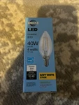 B10 Filament Earthbulb Led Candelabra Bulb 4w Watt 330 Lumens Soft White 2700k. Fixed Price $3.19.