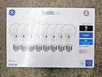 Ge Basic 60-watt Eq A19 Daylight Led Light Bulb (8-pack). Fixed Price $14.99.