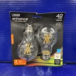 Feit Electric Led Dimmable Light Bulbs 2 Pk (15360) Fs 40 Watt. Fixed Price $15.88.