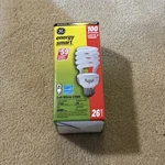 Ge 74202 Spiral Fluorescent Bulb Soft White 26w =100w 1750 Lumens C35. Fixed Price $8.00.