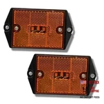 Square Red/3-led Marker Light Reflectorized Lens Surface Mount-4/5" 2 Amber. Fixed Price $20.16.