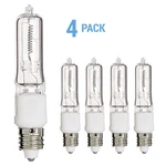 4 Pack Q100cl/mc Clear Bulb 100w Watt 120v Jd T4 Mini Candelabra E11 Warm White. Fixed Price $12.85.