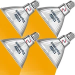 Explux Full Glass Led Par38 Outdoor Flood Amber Light Bulbs, 120w Equivalent,.... Fixed Price $101.30.