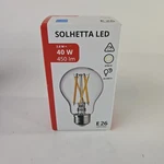Ikea Solhetta Led E26 450 Lm 40 W 2700 K Clear Globe Warm White Glow 2018g3. Fixed Price $6.29.