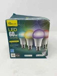Treatlife 4x Smart Bulbs Wifi Multi-color Led Compatible W Alexa Echo Google 60w. Fixed Price $36.80.