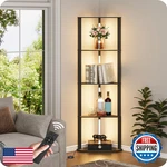 Goebleson 63.4 Display Shelf Light Modern Corner Floor Lampe Shelves Led. Fixed Price $103.95.