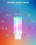 Mcdyluk G9 Led Wifi Smart Light Bulbs 4 Pack Alexa / Google Compatible Dimmable. Fixed Price $35.00.